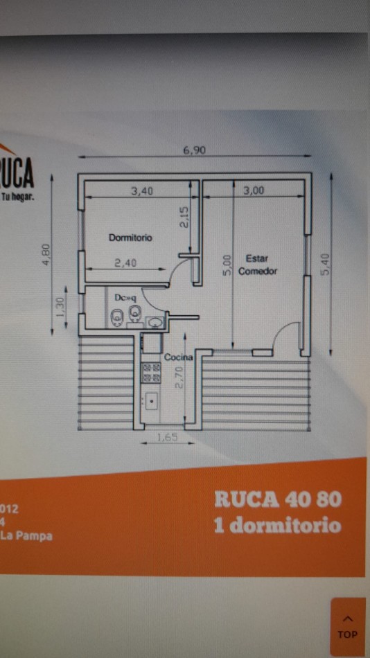 VENTA: CASAQUINTA DE 1 DORMITORIO EN ATALIVA ROCA